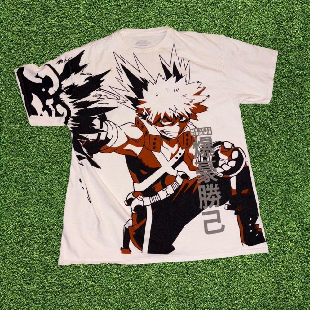 Y2k my hero academia t shirt